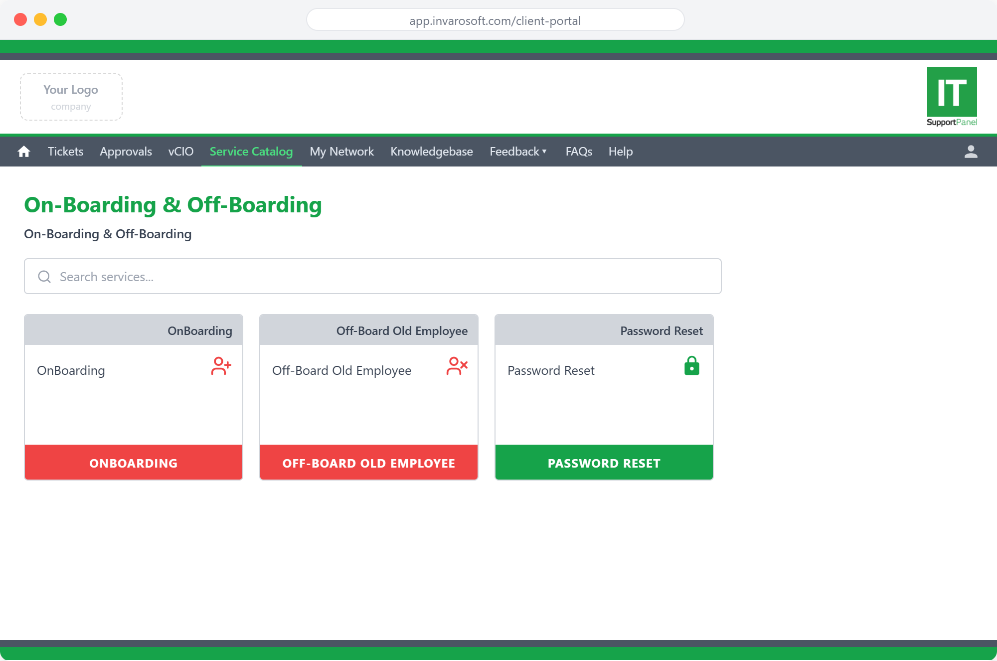Onboarding Request