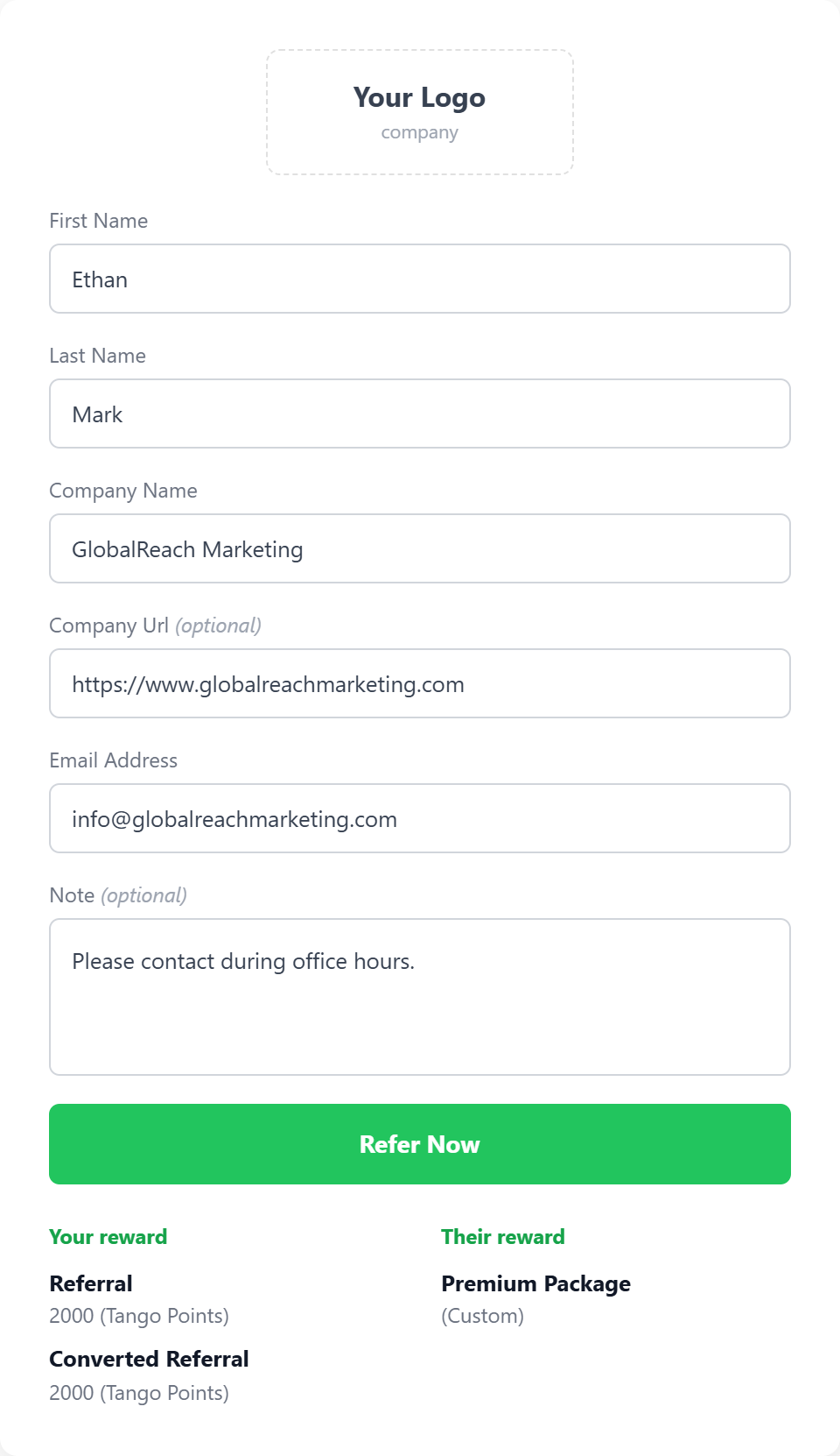 Referral Submission Form