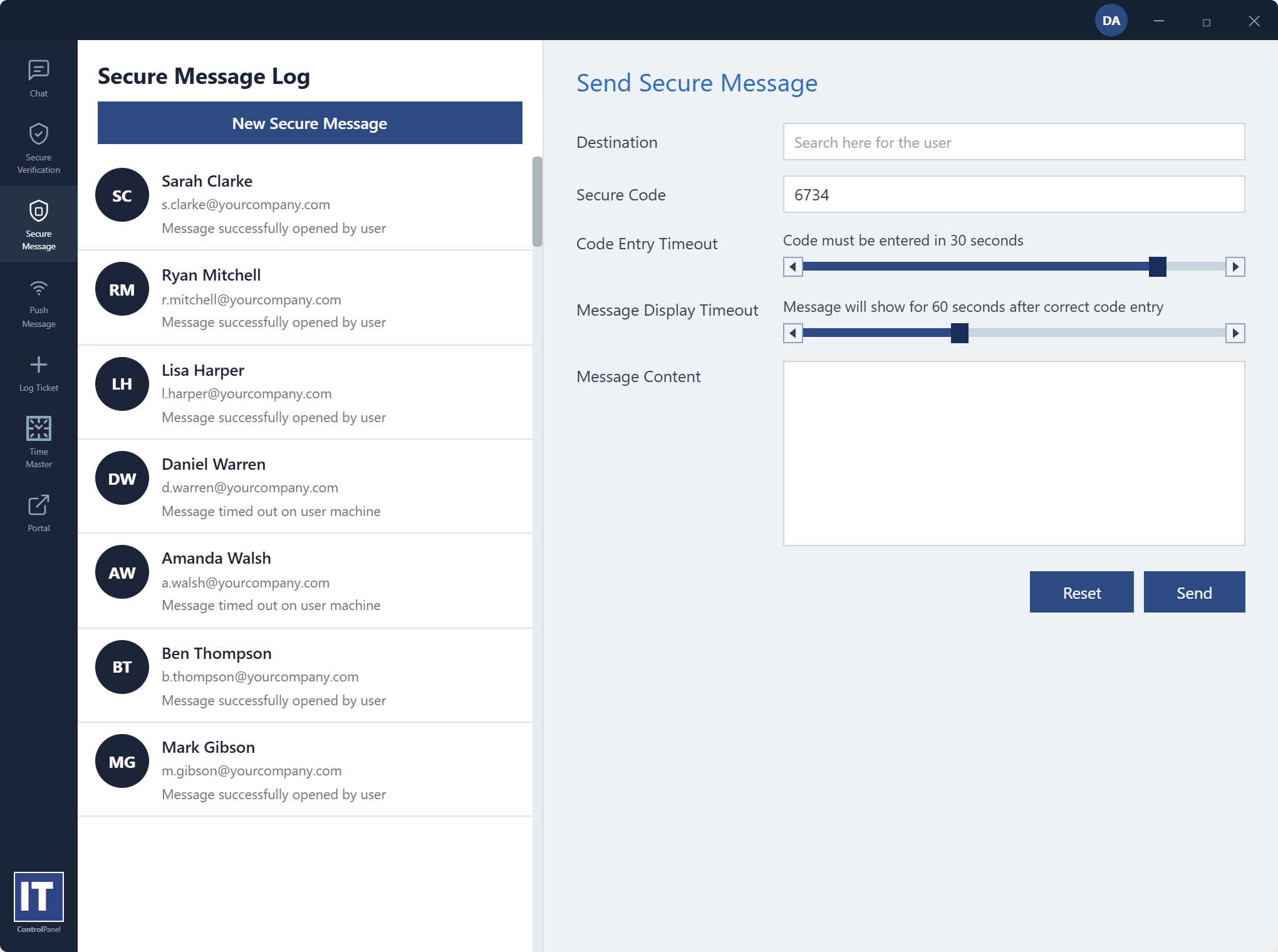 Secure Message