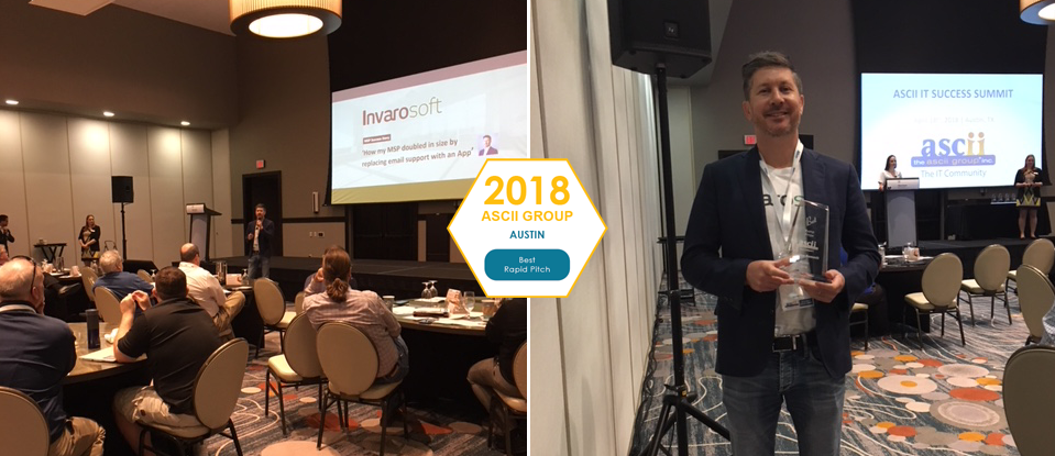 Invarosoft Wins Best Rapid Pitch at ASCII IT Summit Austin