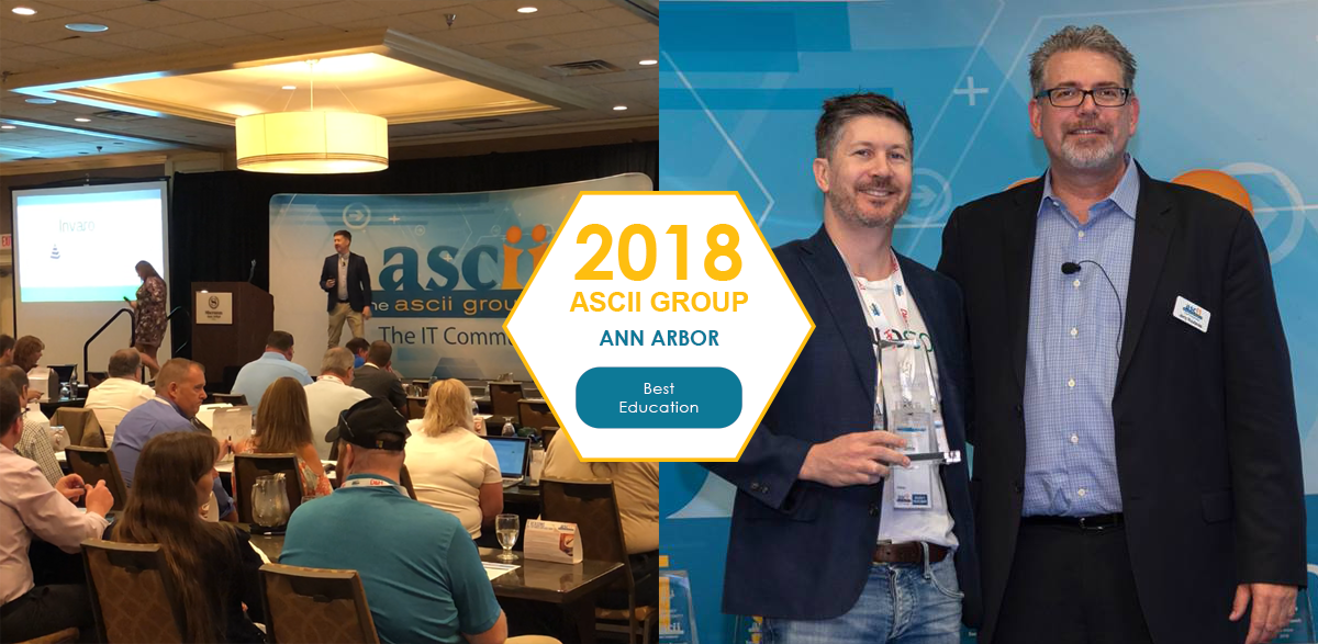 Invarosoft Wins Best Education Presentation at ASCII IT Summit Ann Arbor Michigan