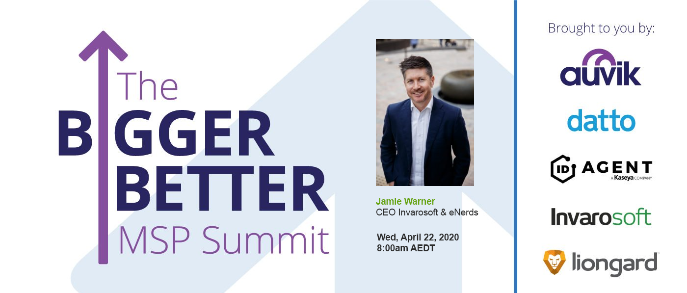 Invarosoft Webinar \| The Bigger Better MSP Summit by Auvik
