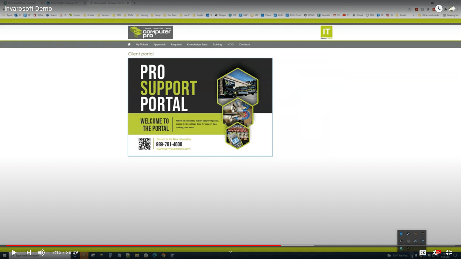 Partner Demo – Invarosoft Client Portal