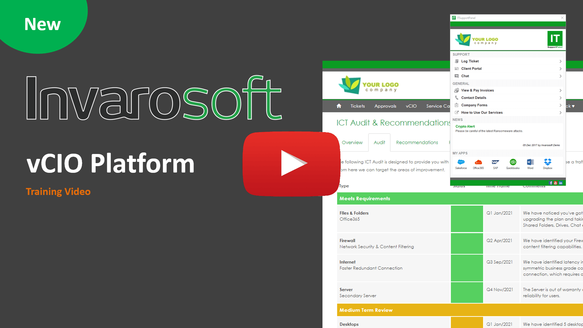 Invarosoft Launches vCIO Platform
