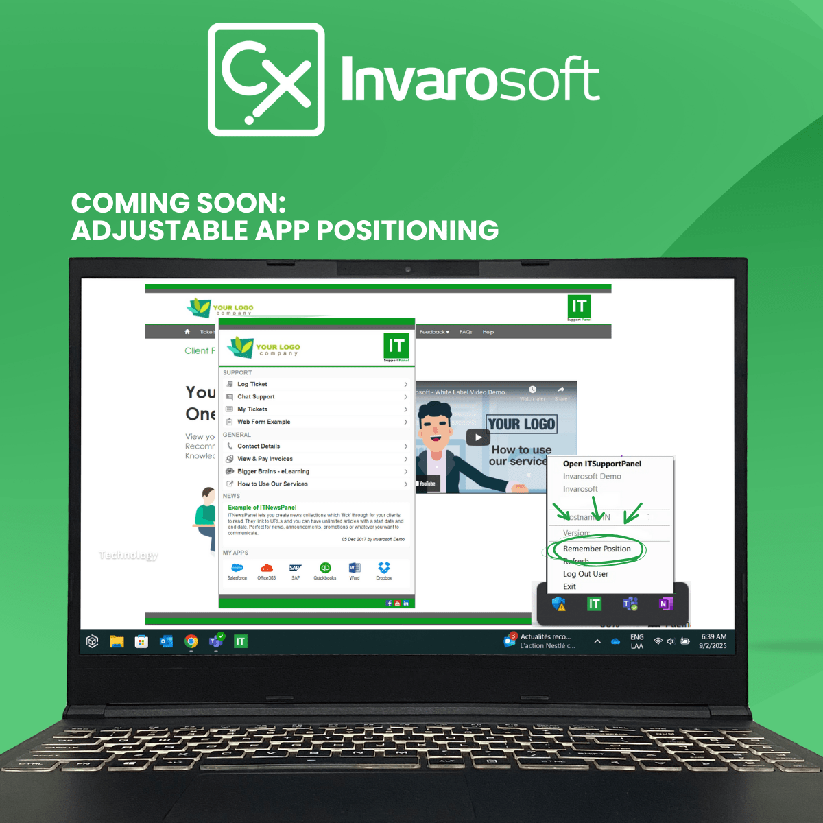 Coming Soon: Adjustable App Positioning in Invarosoft CX™